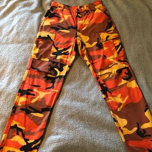 Rothco BDU Savage Orange Camo Cargo Pants